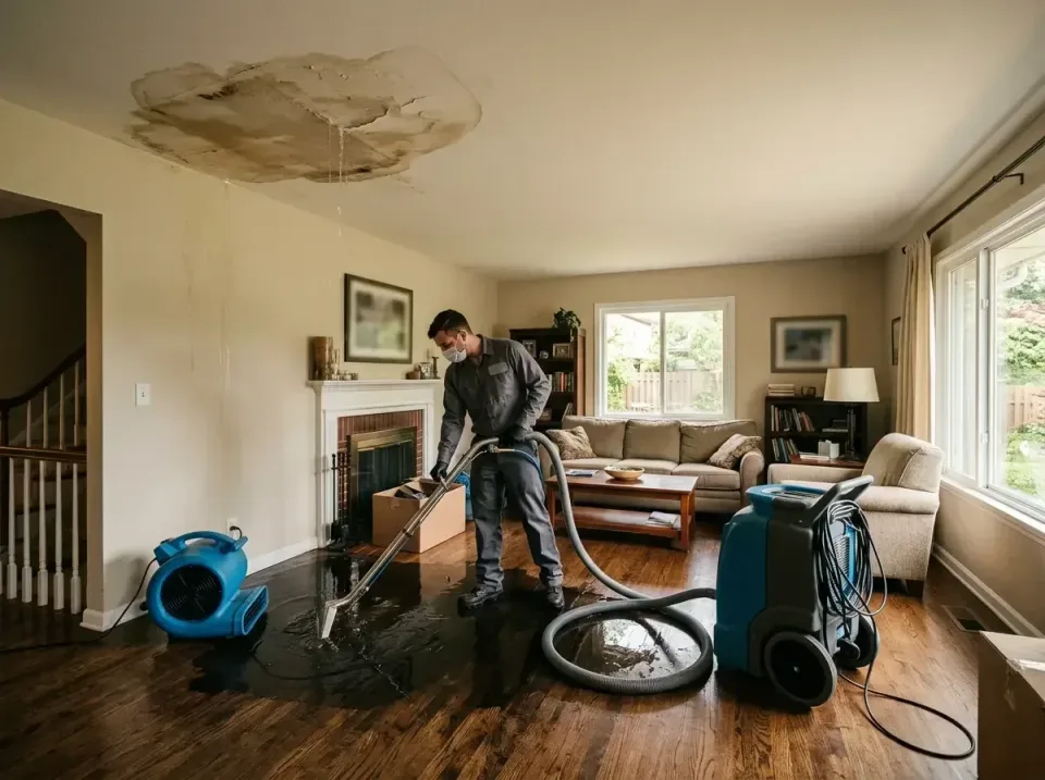 attic-pipe-burst-ceiling-drip-008 — frequently asked questions, Water Damage Restoration & Carpet Care in Greenville, MI